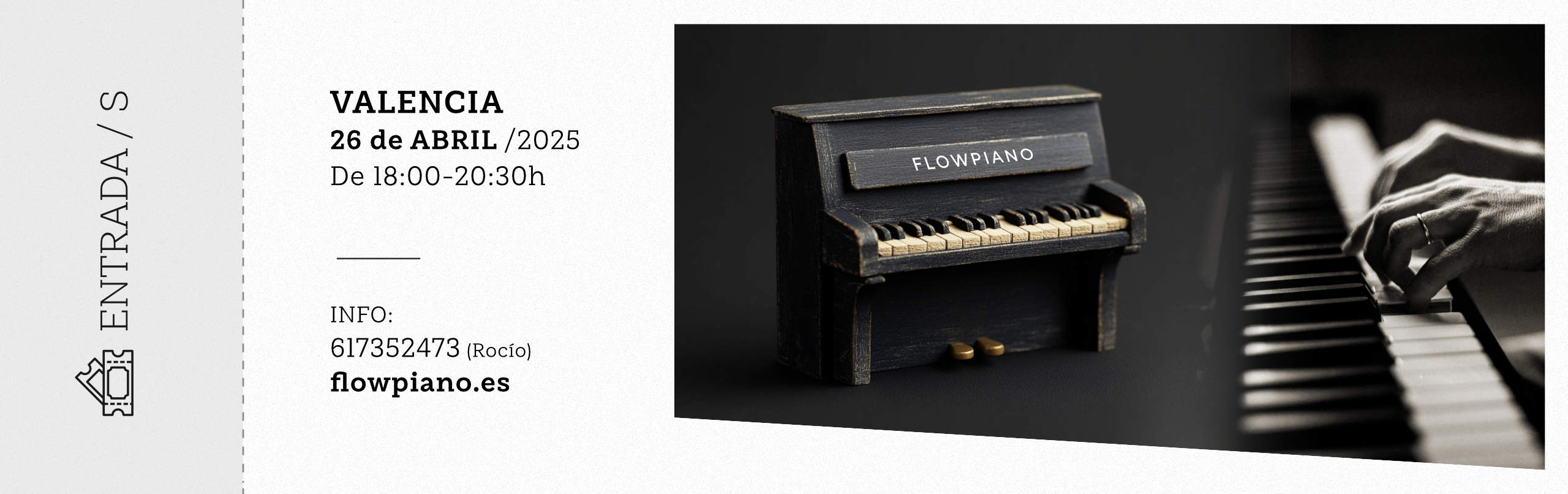 3º FLOWPIANO CONCIERTO MÍNIMO-ENTRADAS